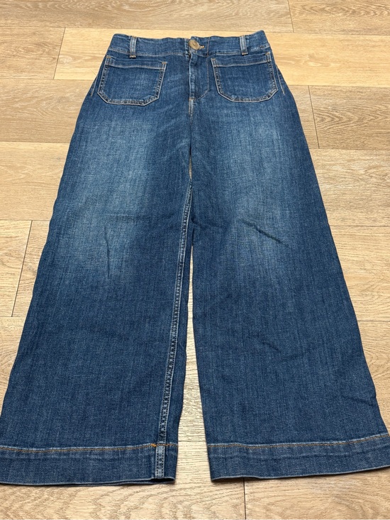 Maeve Denim - Maeve Blue Denim Colette Jeans Size 26 Flare Wide Leg